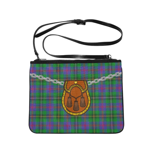 Clan Wood Tartan Kilt Clutch Bag