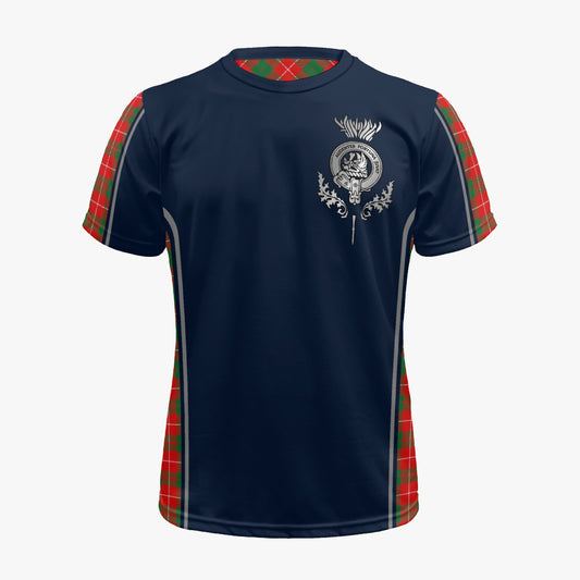 Clan MacKinnon Crest & Tartan Soccer Jersey