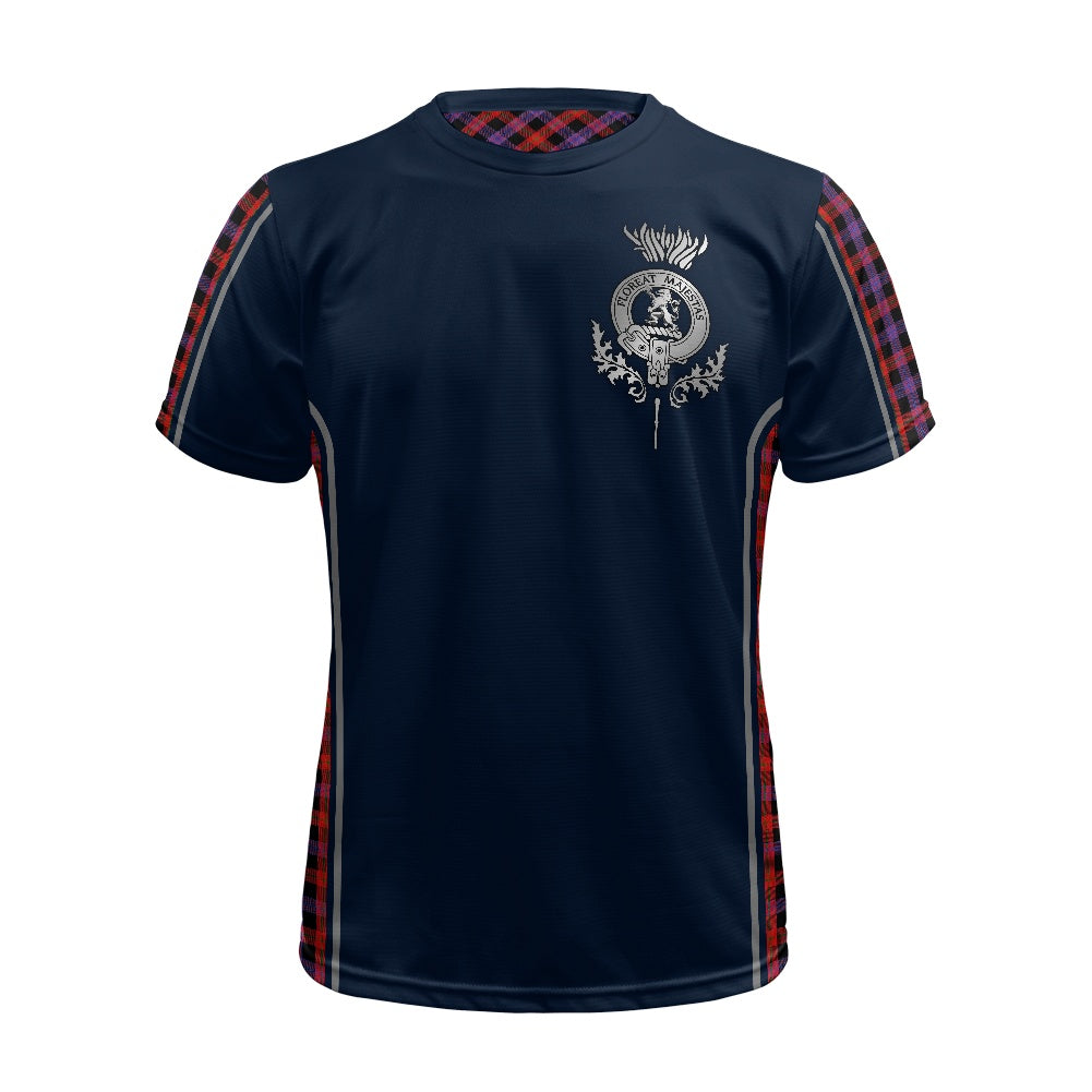 Clan Broun Crest & Tartan Football Shirt