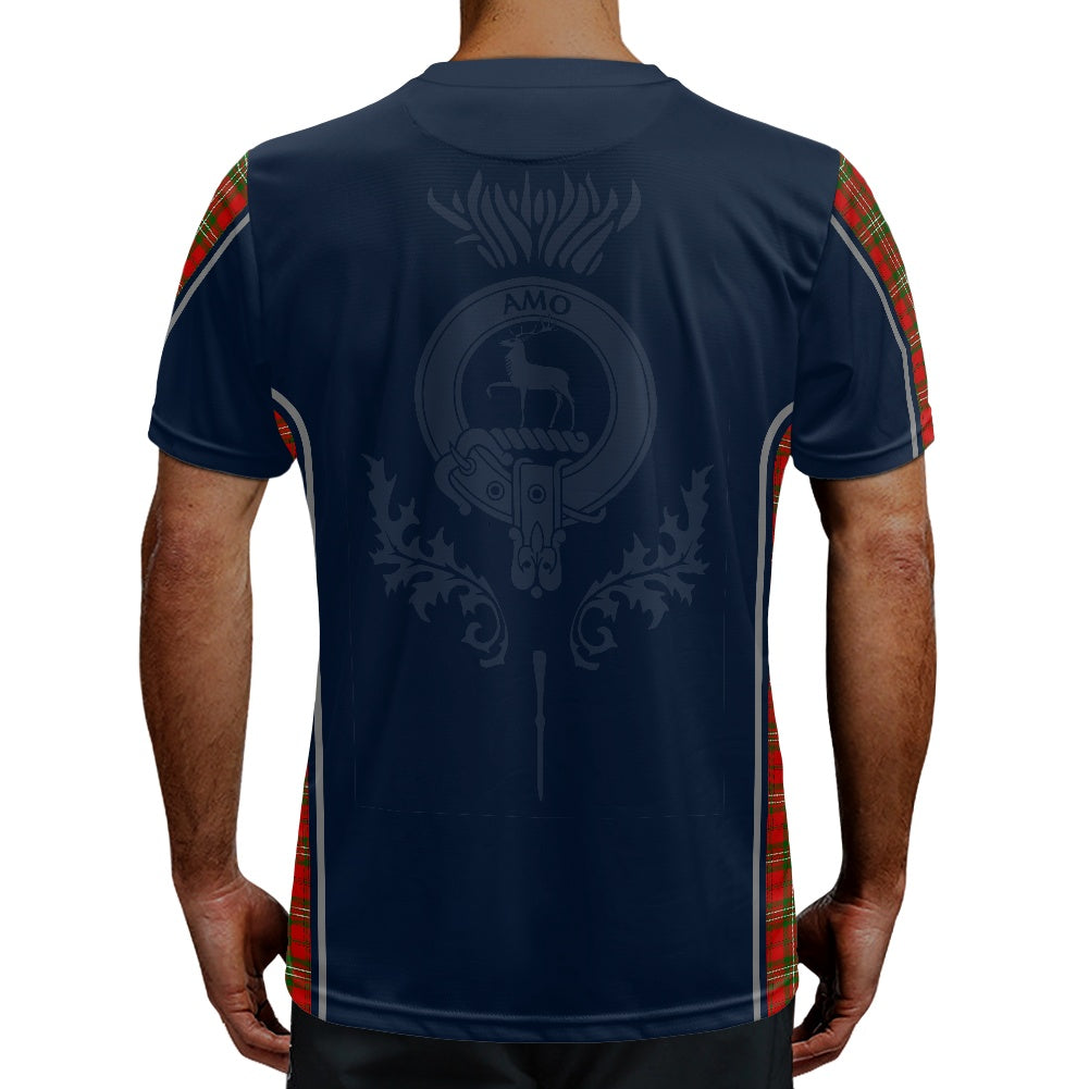 Clan Scott Crest & Tartan Football Shirt