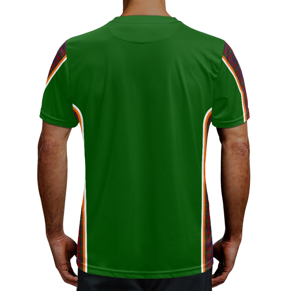 Irish County Clare Tartan Strip Football Shirt