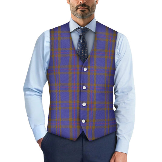 Clan Elliott Tartan Suit vest jacket