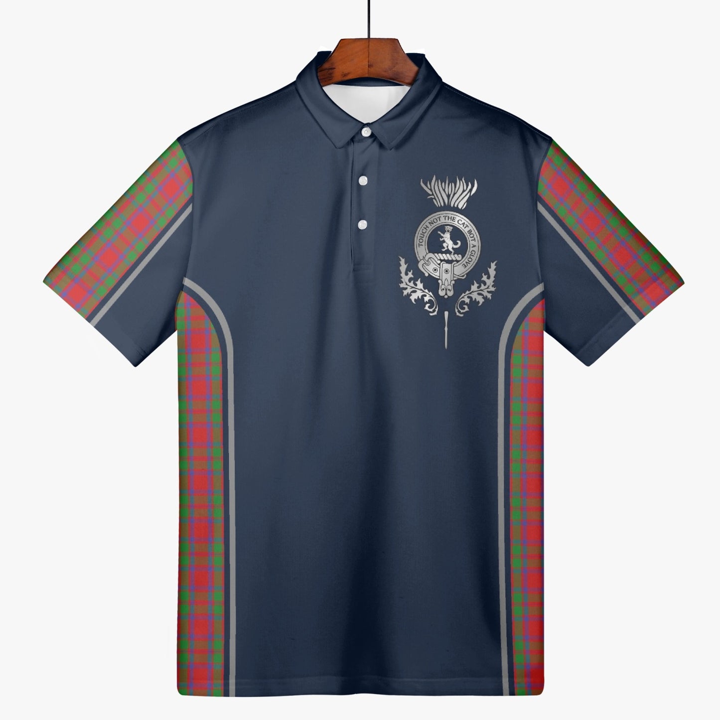 Clan MacIntosh Crest & Tartan Polo Shirt