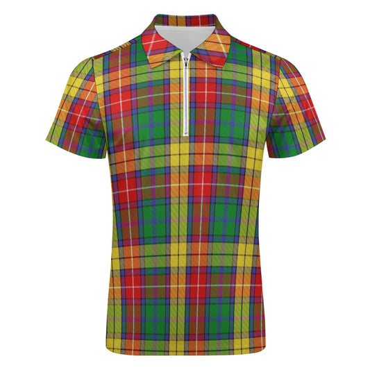 Clan Buchanan Tartan Short sleeve polo shirt