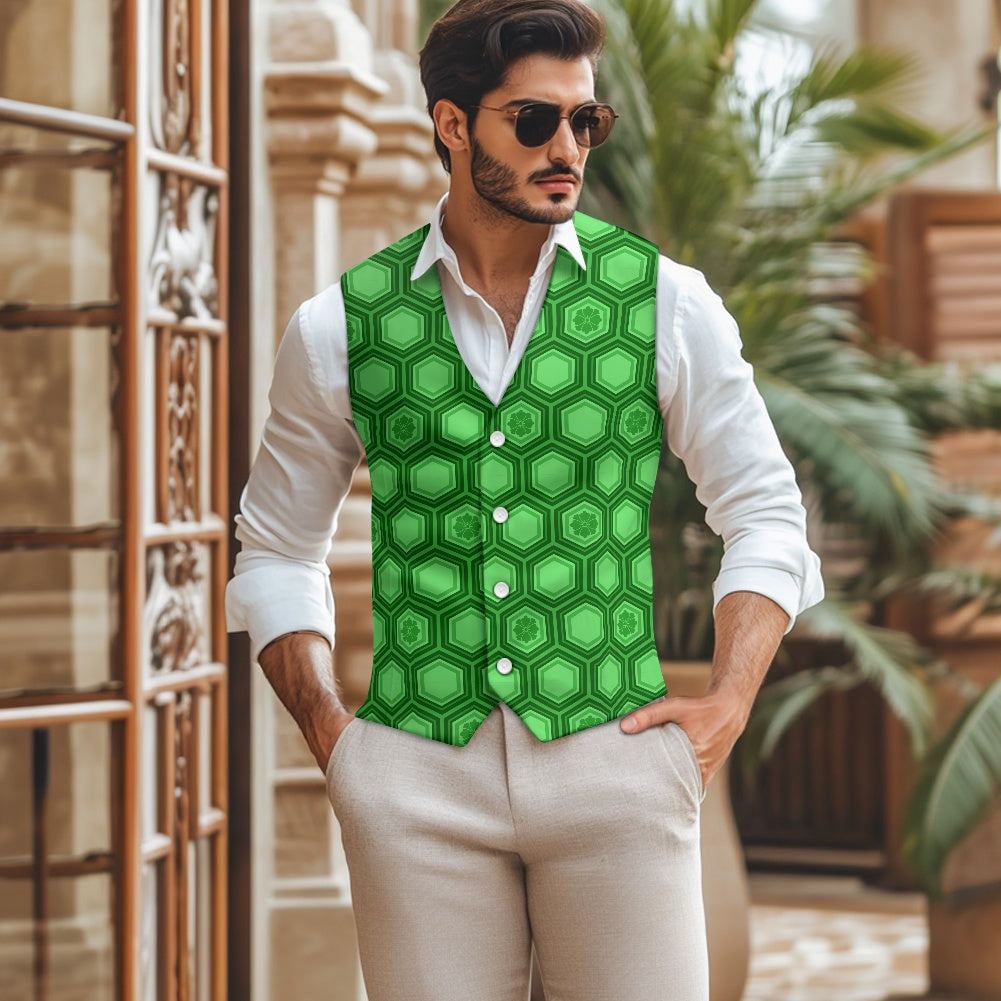 Japanese Wagara - Kikko Suit vest jacket