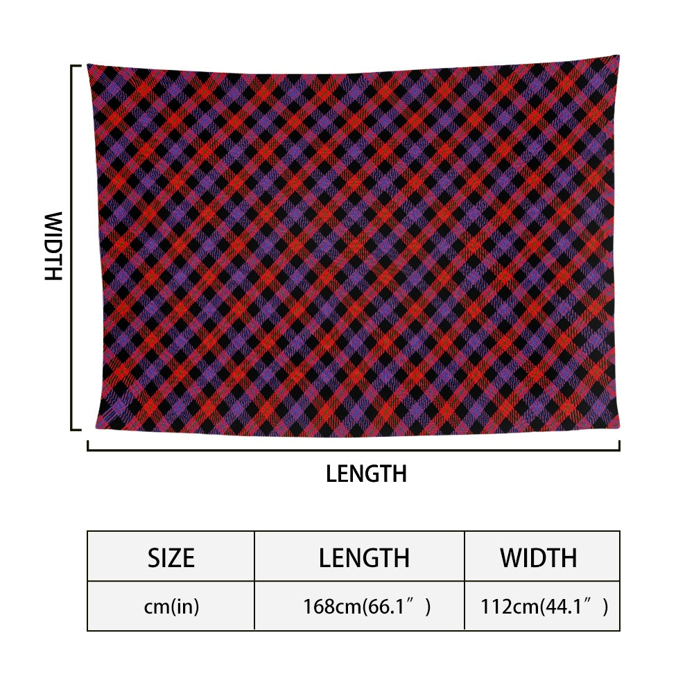 Clan Brown Tartan Bias Chiffon Scarf