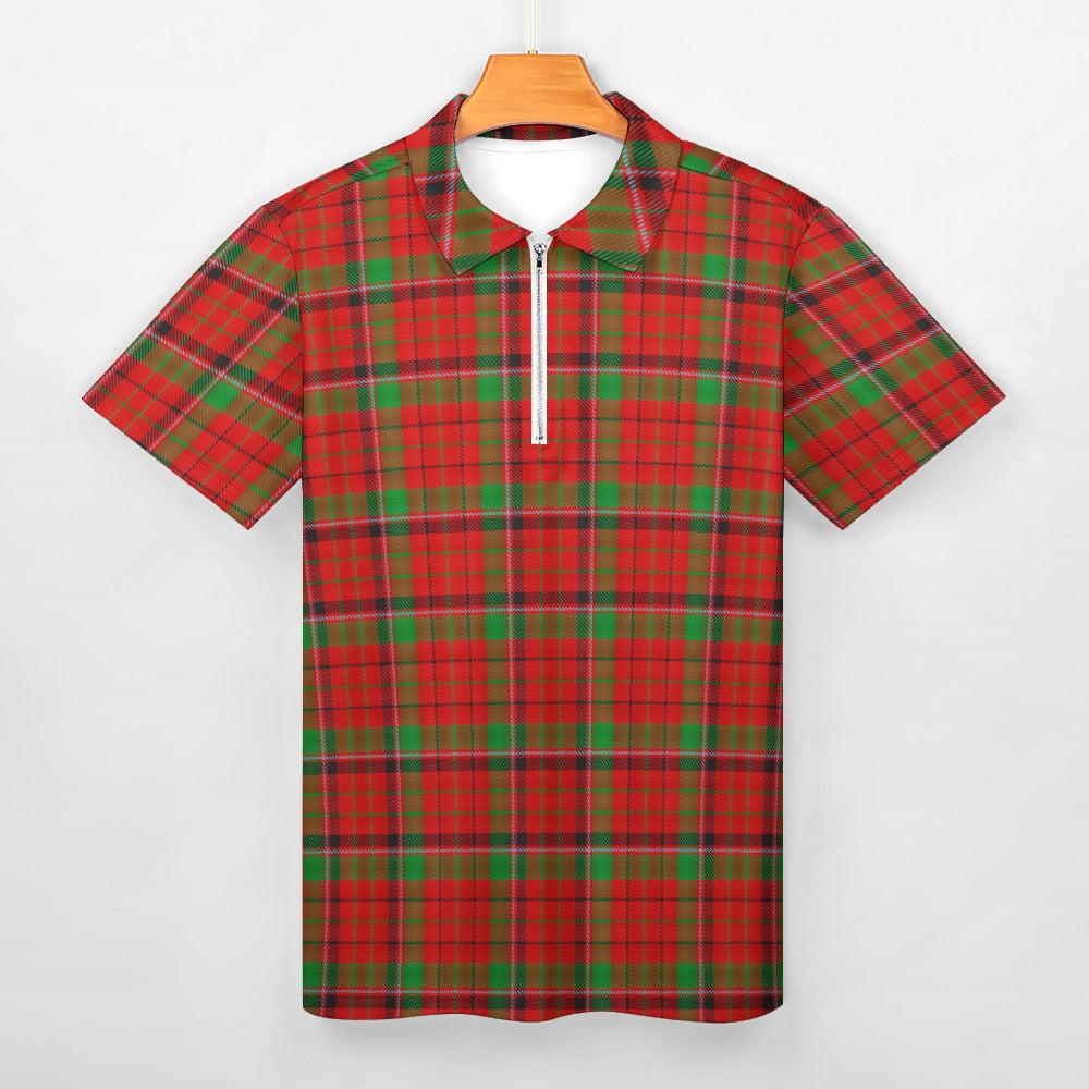 Clan Nicholson Tartan Short sleeve polo shirt