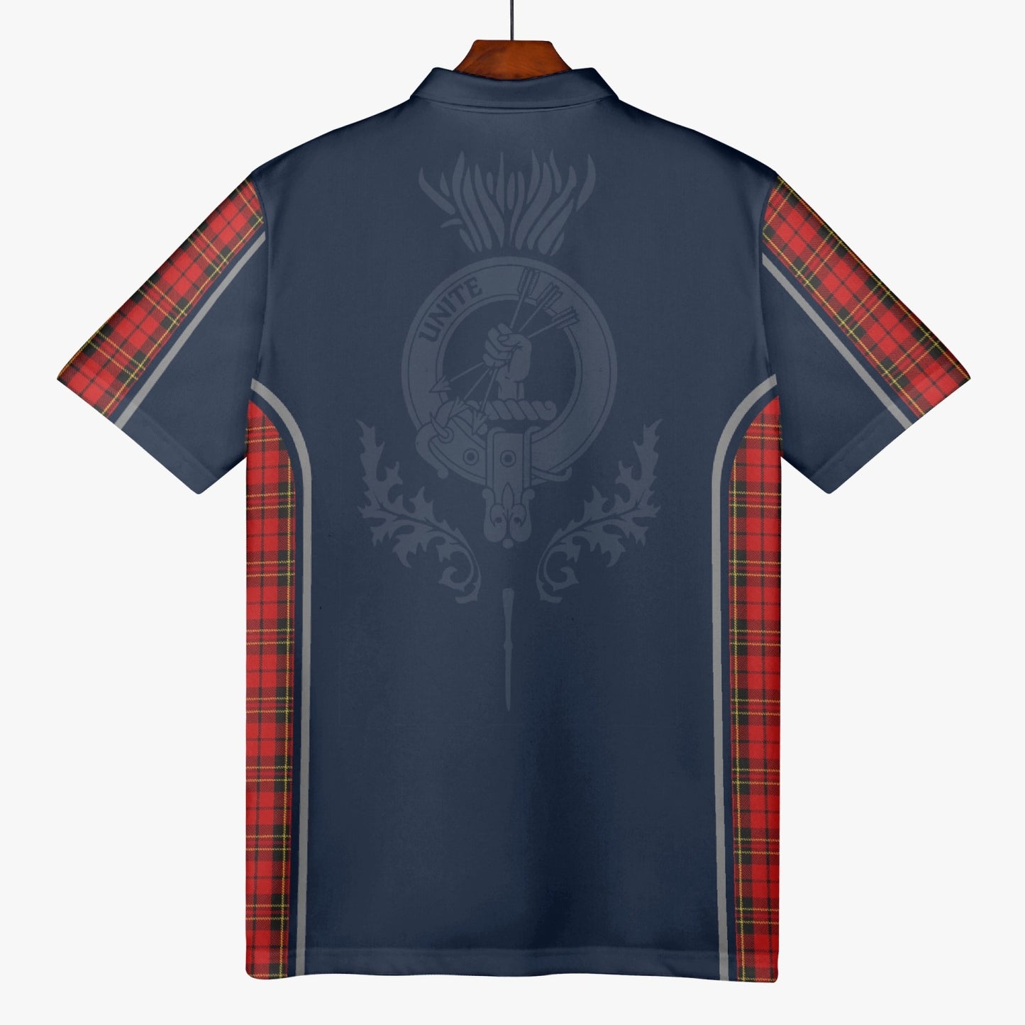 Clan Brodie Crest & Tartan Polo Shirt