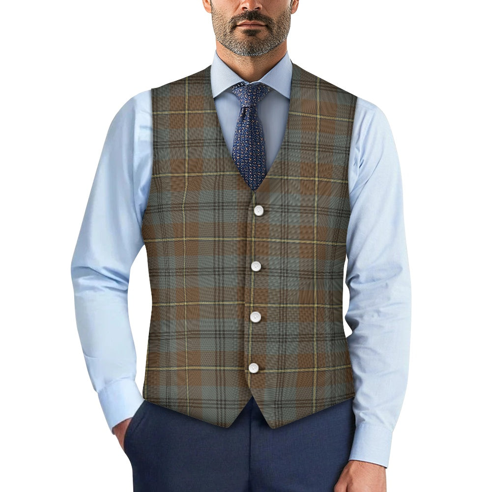 Clan Johnstone Weathered Tartan Suit vest jacket