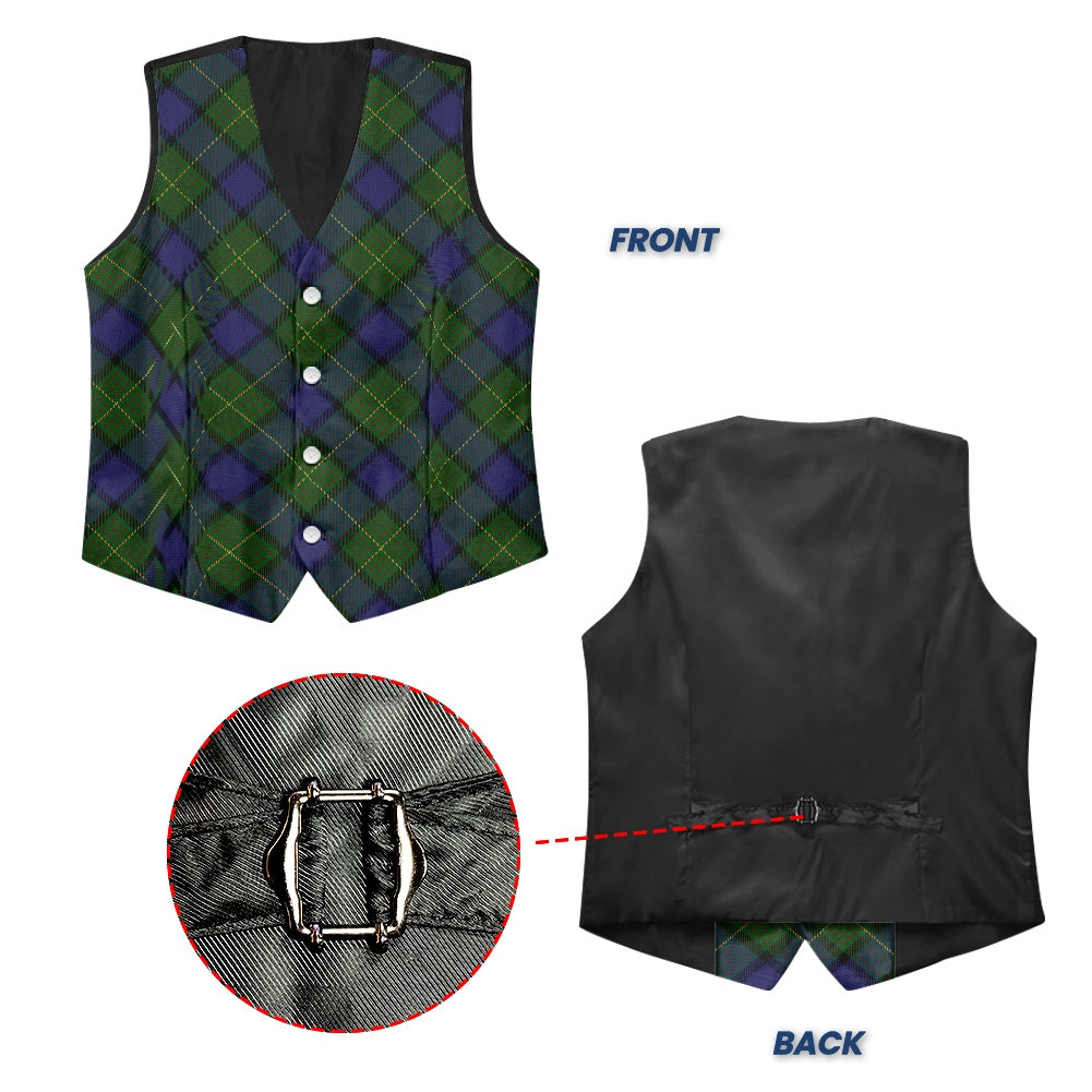 Clan Muir Tartan Bias Suit vest jacket