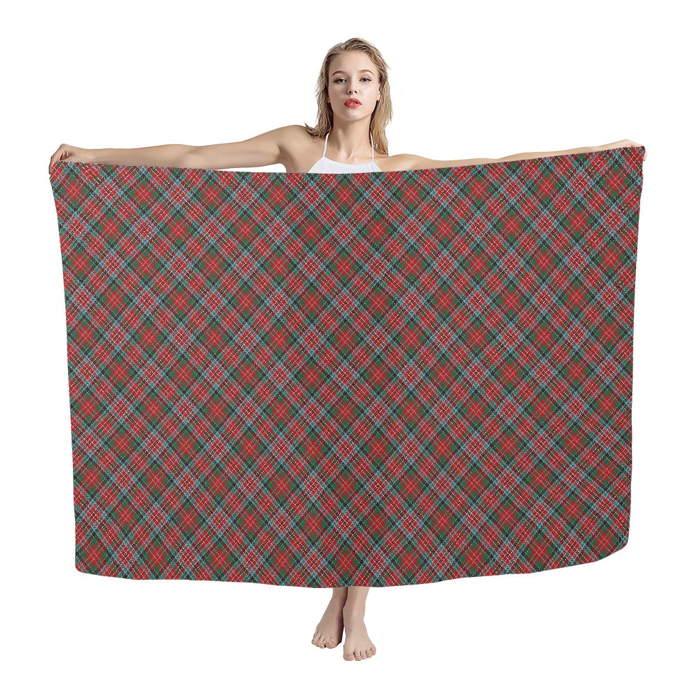Clan MacPherson 5 Ancient Tartan Bias Chiffon Scarf