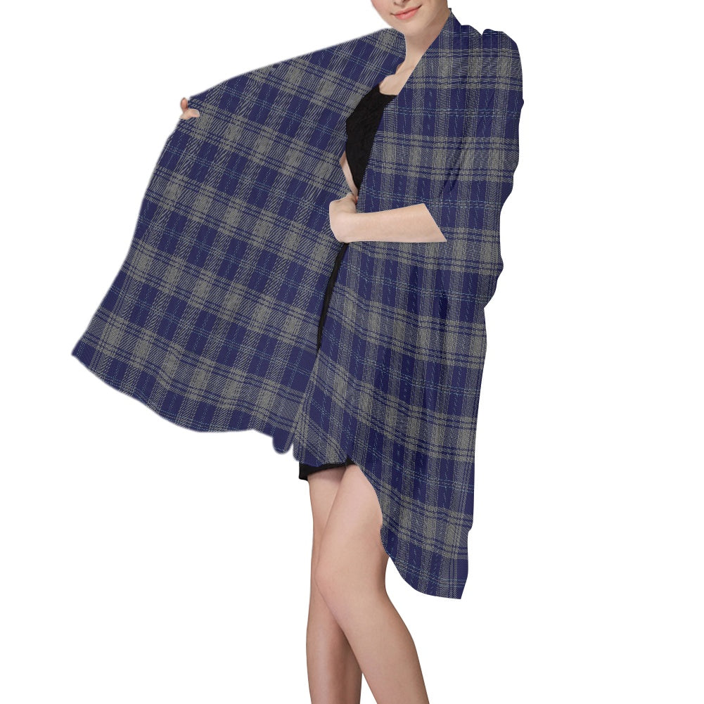 Edwards of Wales Tartan Chiffon Scarf
