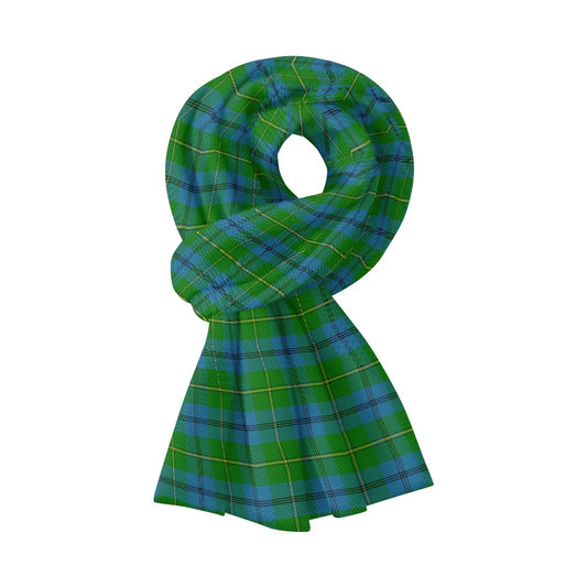 Clan Johnstone Tartan Fluffy scarf