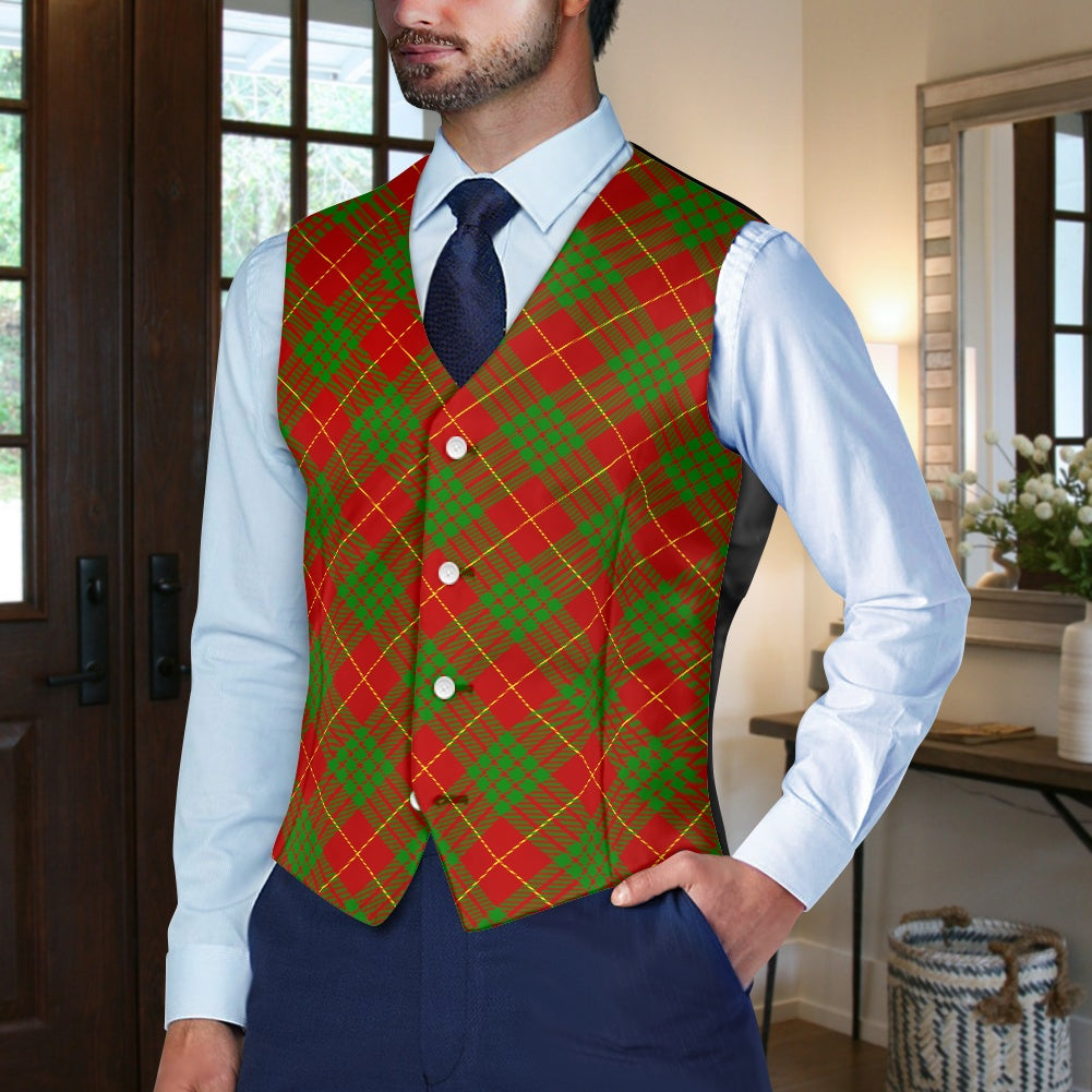 Clan Cameron Tartan Suit vest jacket