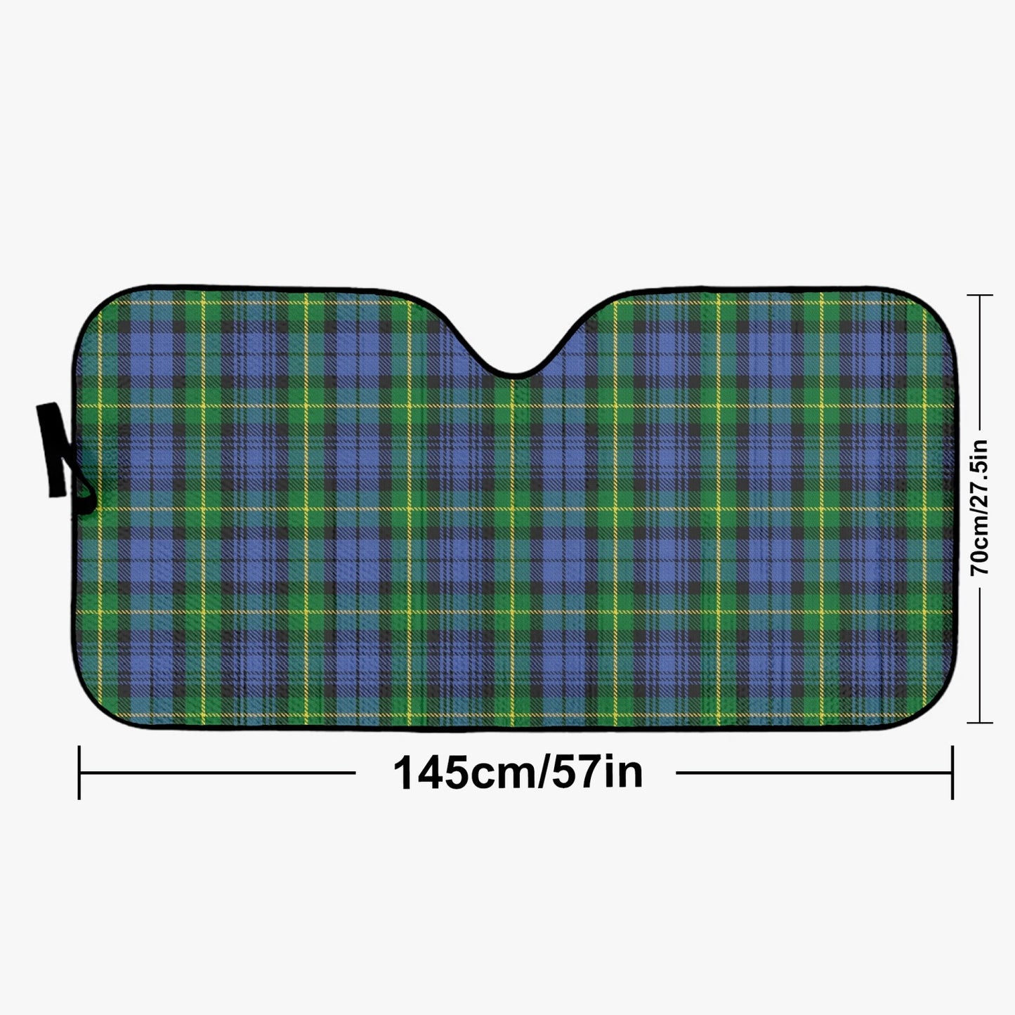 Clan Gordon Tartan Car Windshield Sun Shade