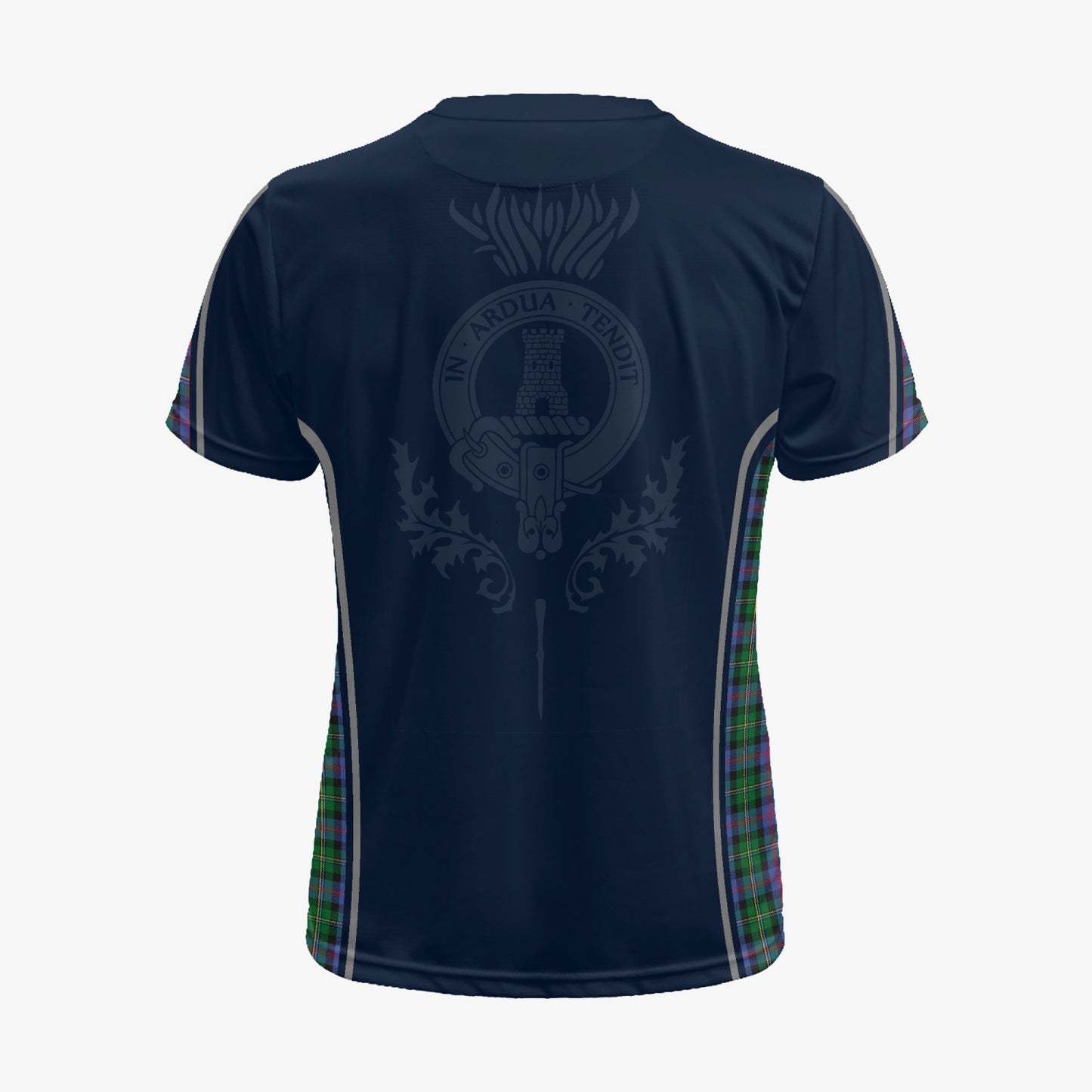 Clan Malcolm Crest & Tartan Soccer Jersey