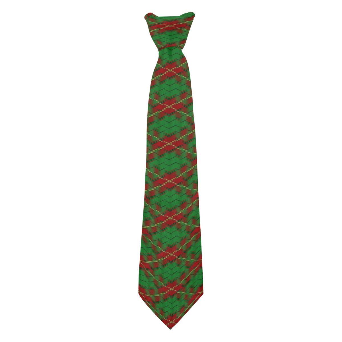Irish Province Ulster Red Tartan Necktie