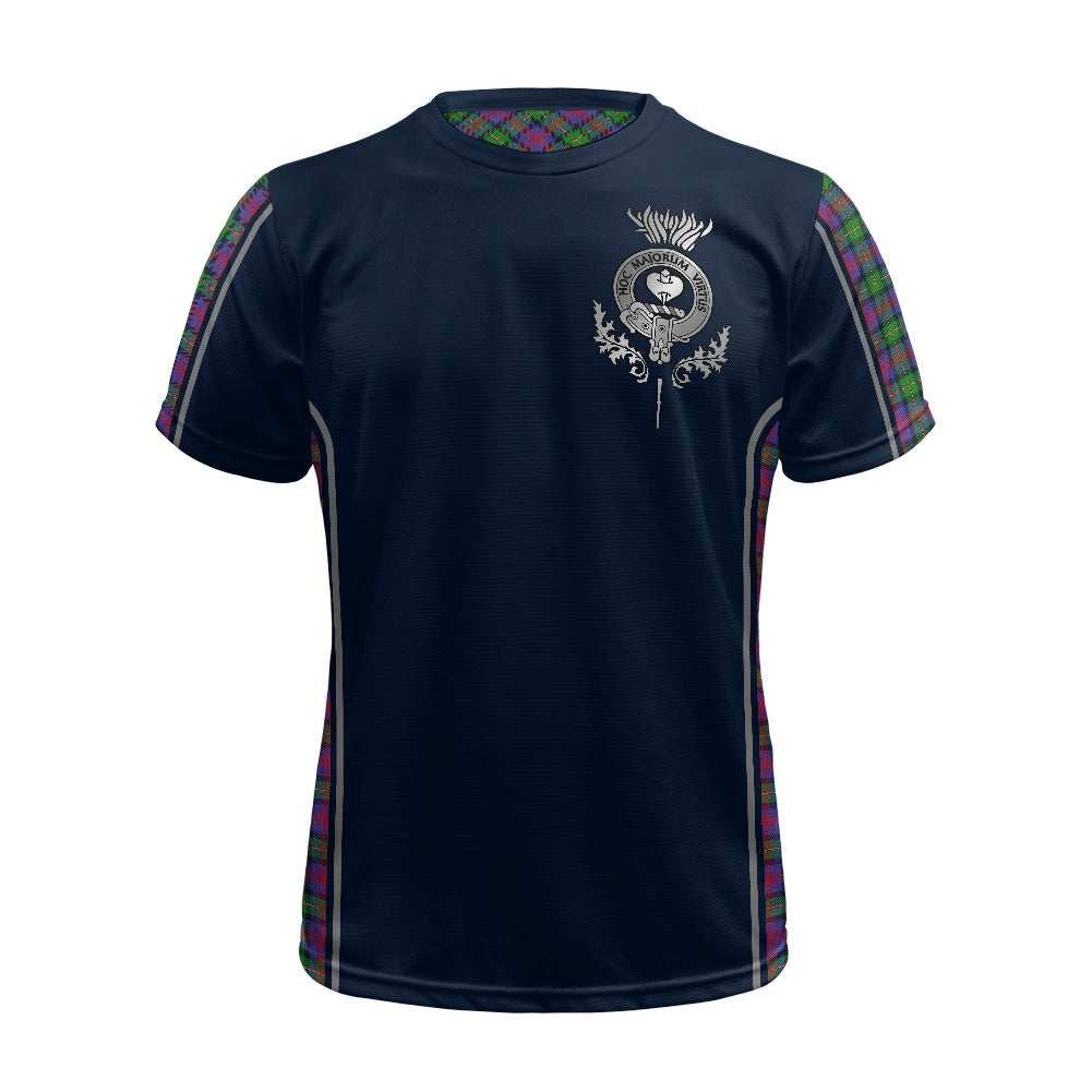 Clan Logan Crest & Tartan Football Shirt