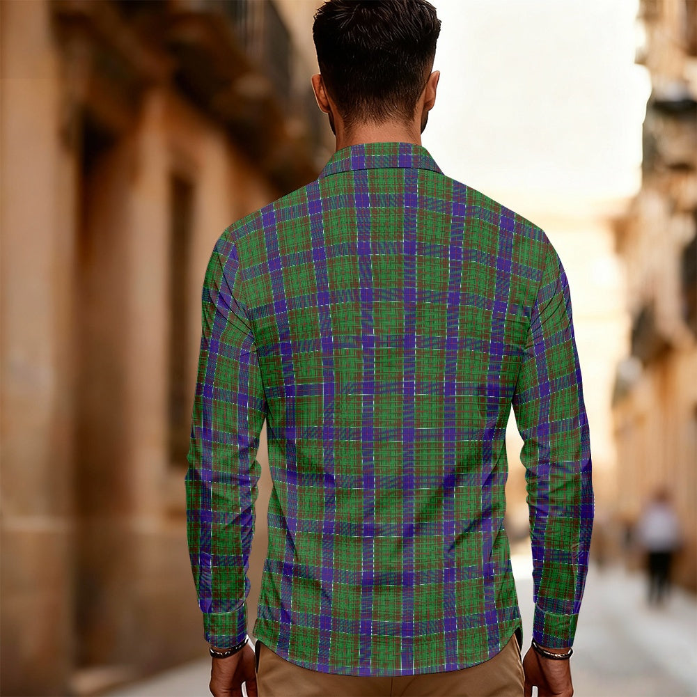 Clan Adams Tartan Men's long-sleeved shirt