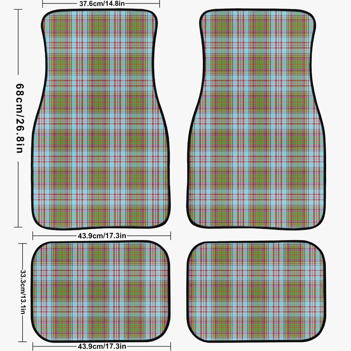 Clan Anderson Car Floor Mats - 4Pcs