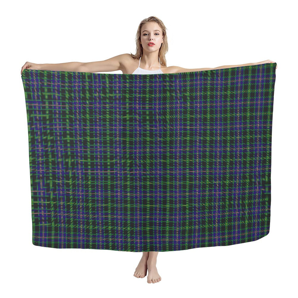 Irish County Offaly Tartan Chiffon Scarf