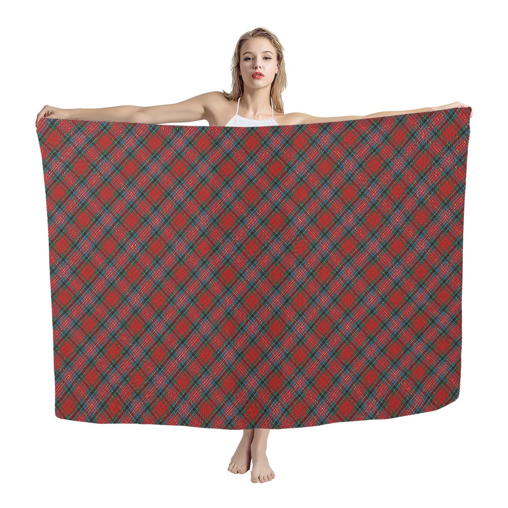 Clan MacPherson 8 Ancient Tartan Bias Chiffon Scarf