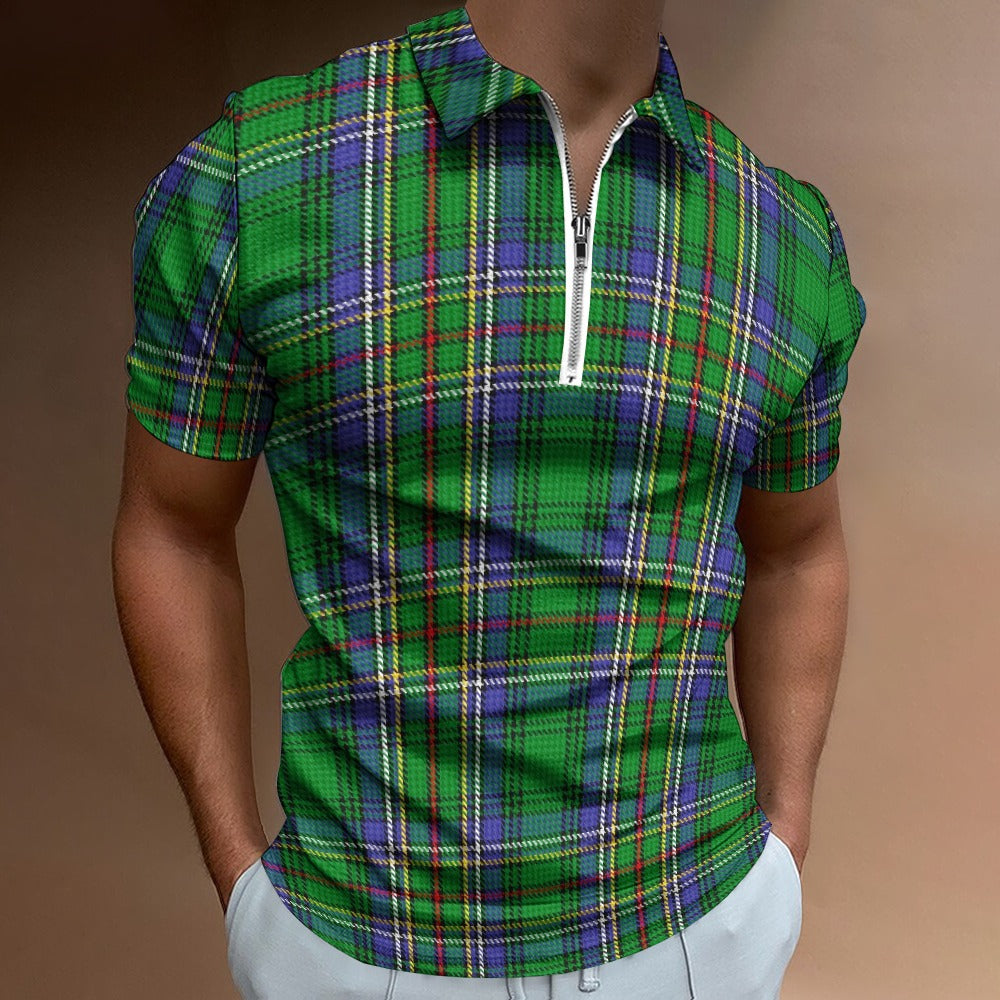 Clan Cockburn Tartan Short sleeve polo shirt