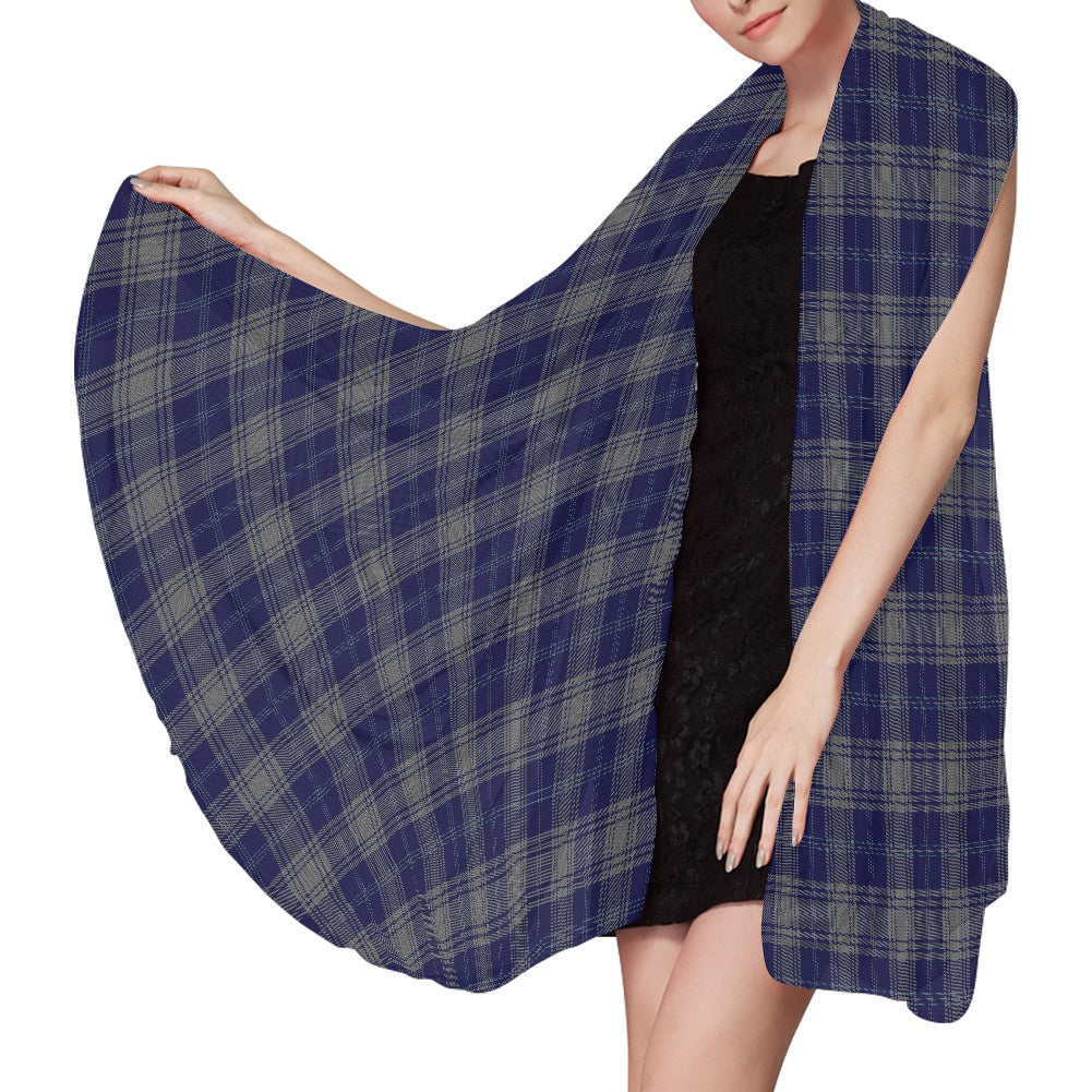 Edwards of Wales Tartan Chiffon Scarf