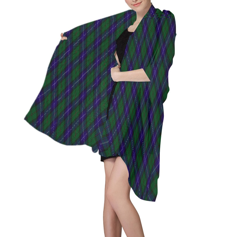 Clan Urquhart WL Tartan Bias Chiffon Scarf