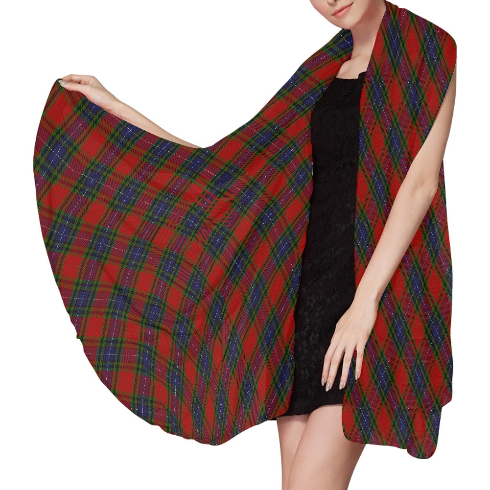 Clan Mason Tartan Bias Chiffon Scarf