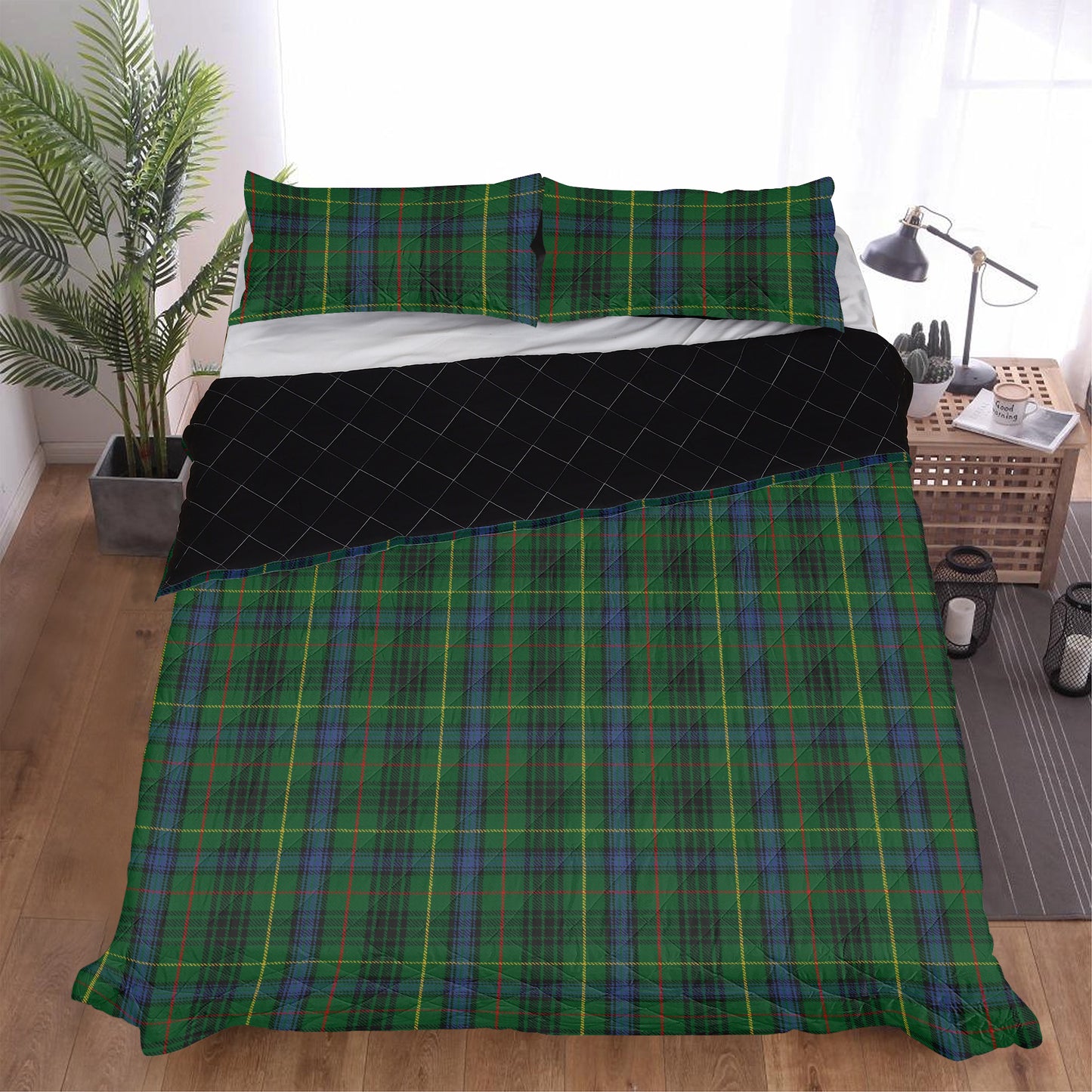 Clan Stewart Hunting Quilt Bed Sets