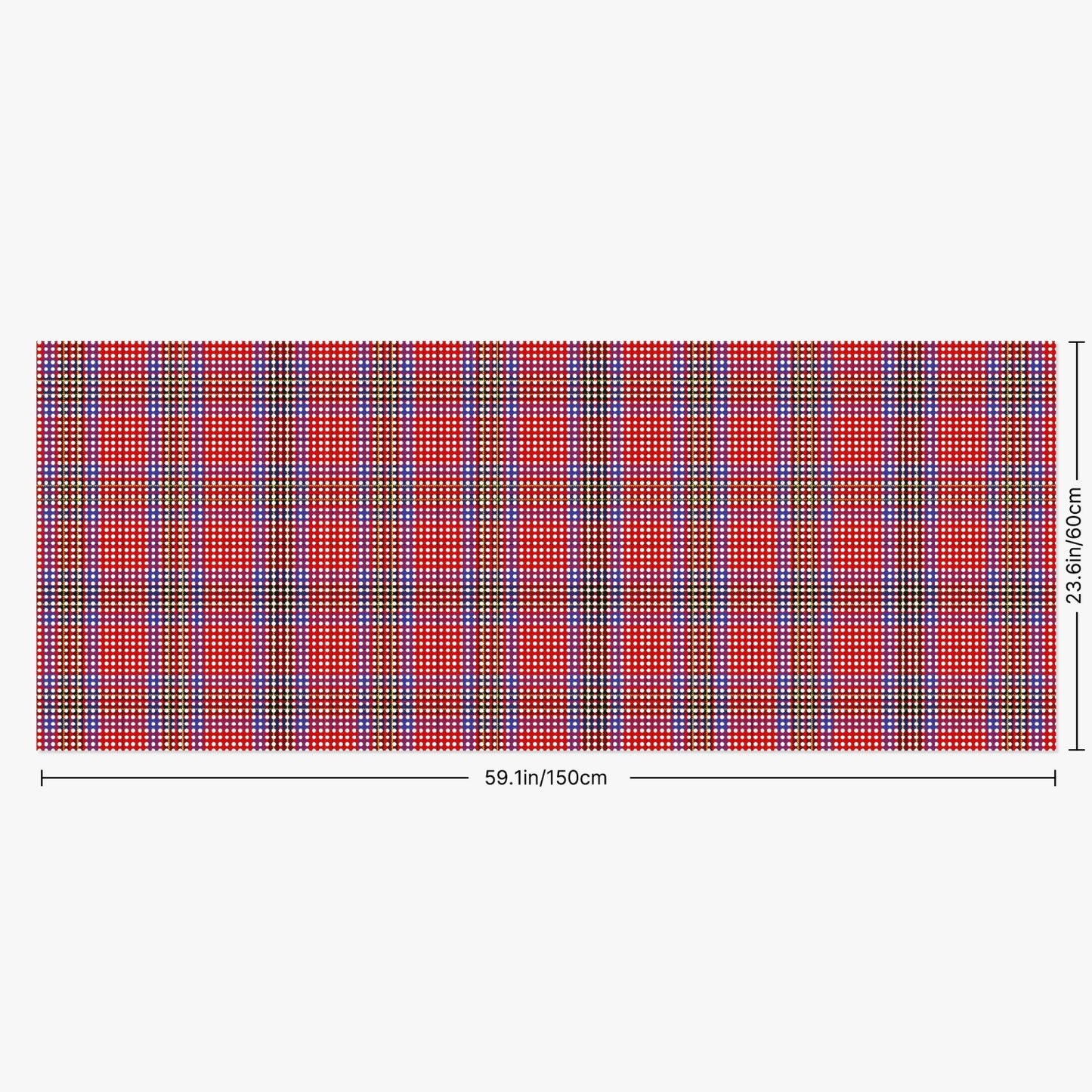 Clan Leslie Tartan Rear Window Decal