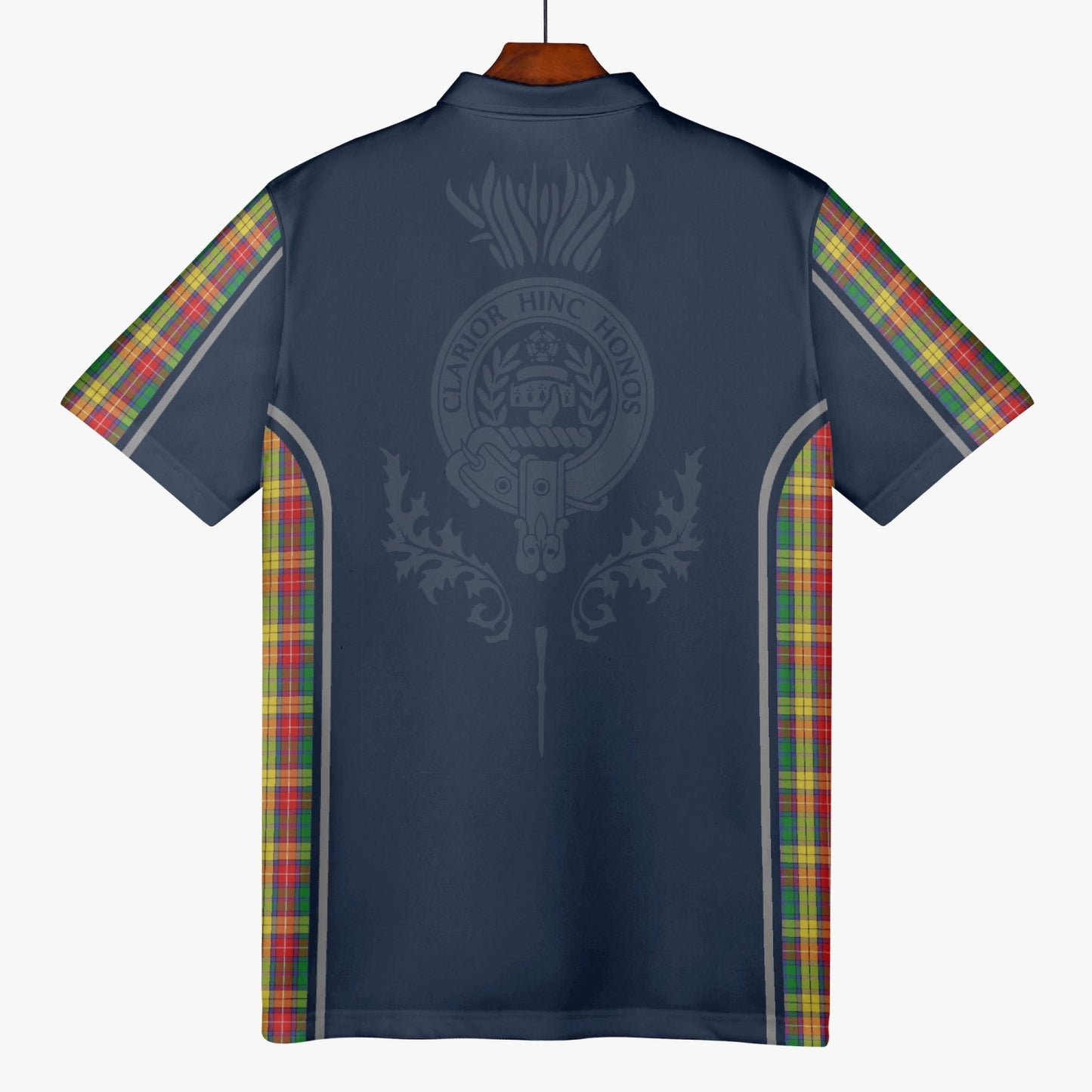 Clan Buchanan Crest & Tartan Polo Shirt