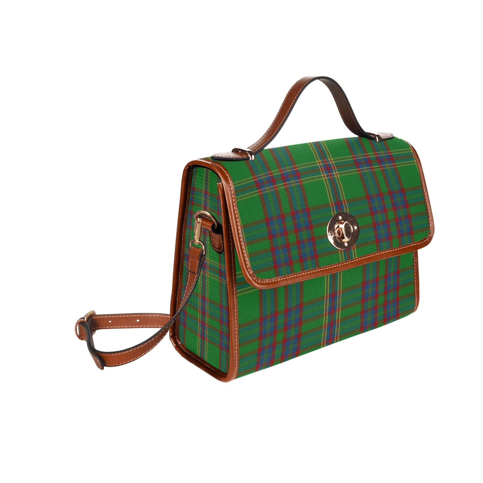 Irish County Westmeath Tartan Canvas Handbag