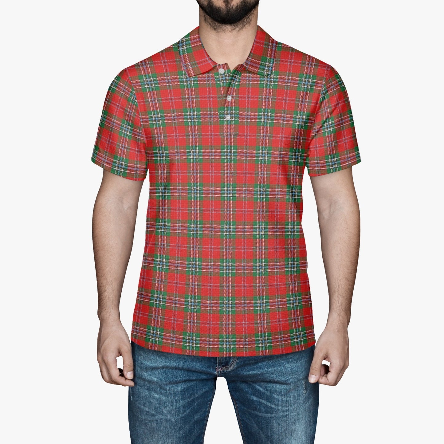 Clan MacLean Tartan  Polo Shirt