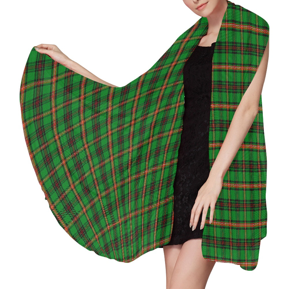 Clan Kinnear Tartan Chiffon Scarf