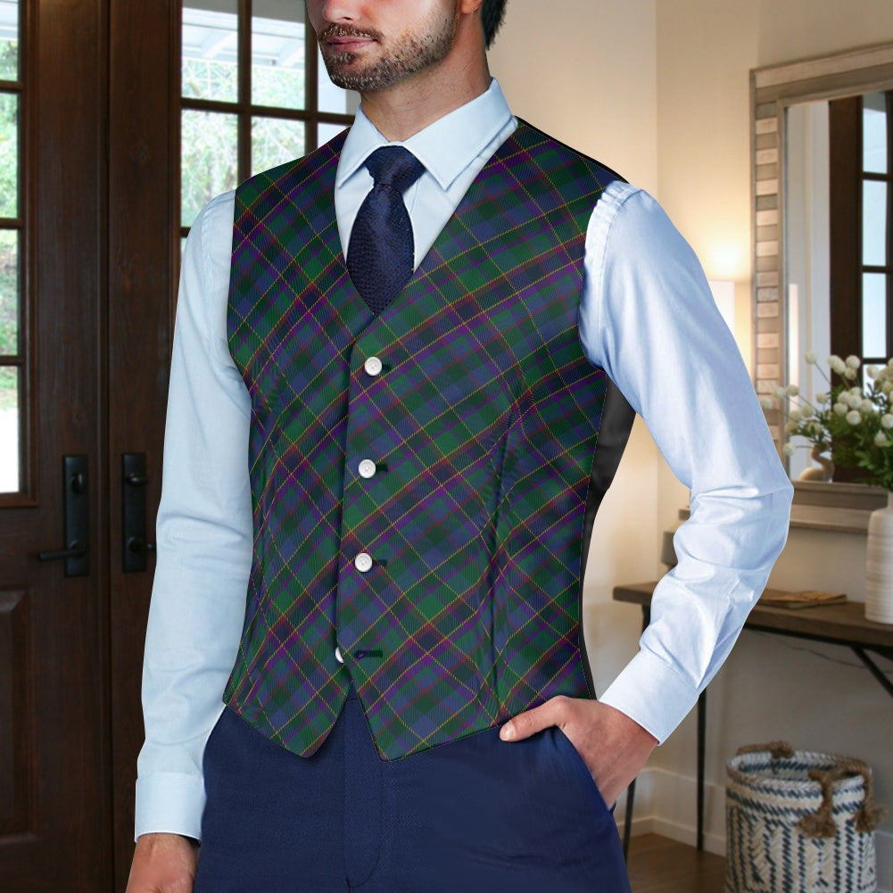 Fourth Fold Tartan Suit vest jacket