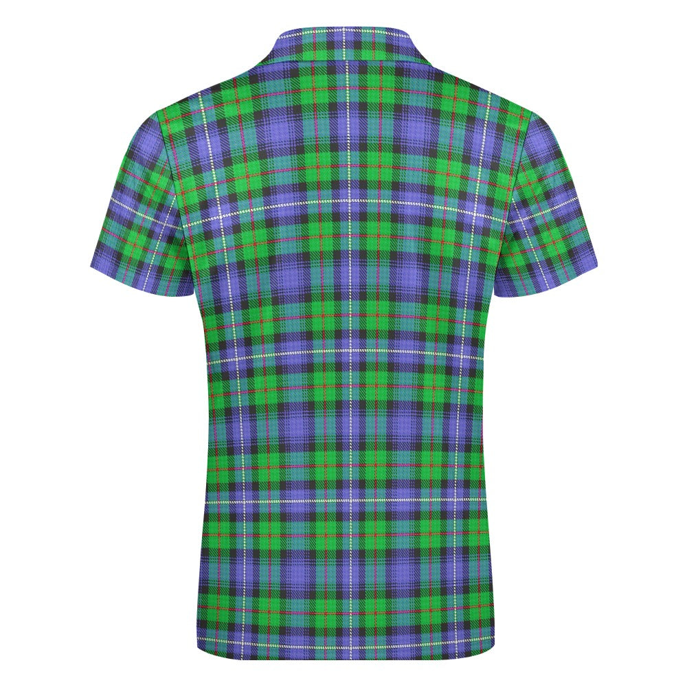 Clan Donnachaidh Hunting Tartan Short sleeve polo shirt