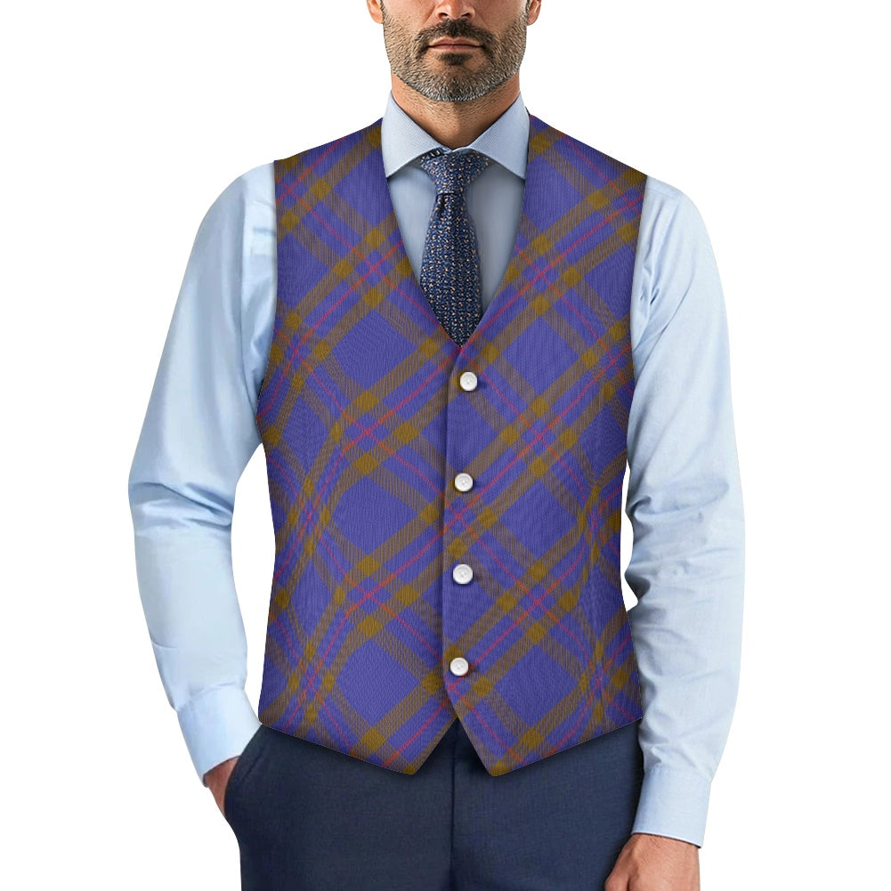 Clan Elliott Tartan Bias Suit vest jacket