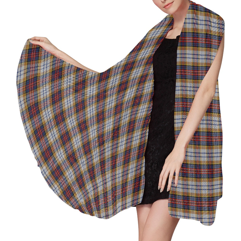 Clan MacInnes Hunting Tartan Chiffon Scarf