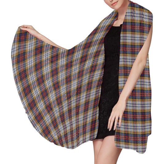 Clan MacInnes Hunting Tartan Chiffon Scarf