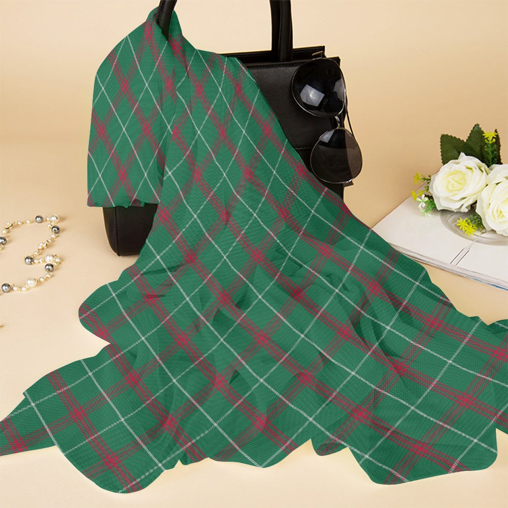 Welsh - National Tartan Bias Chiffon Scarf