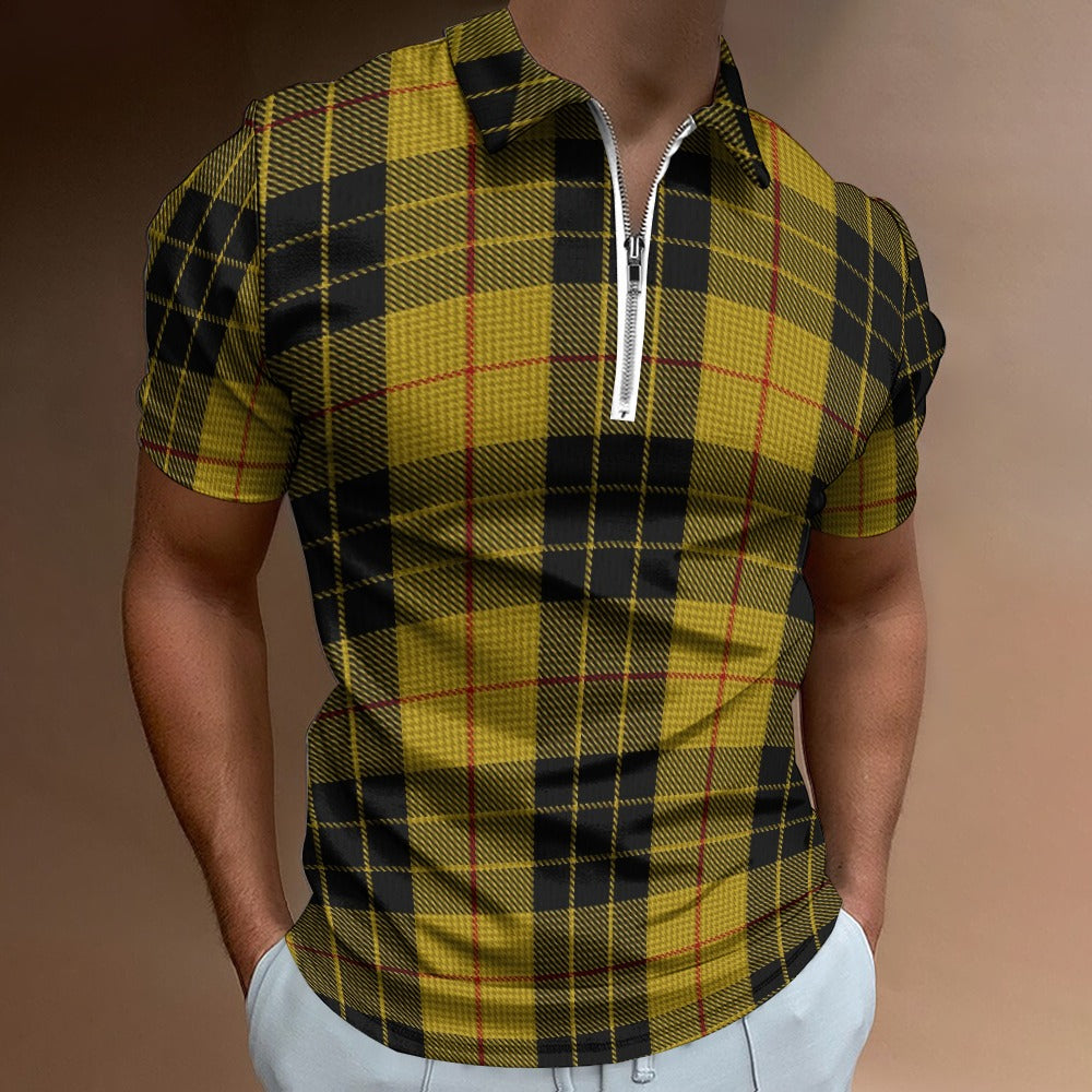 Clan MacLeod Tartan Short Sleeve Polo Shirt