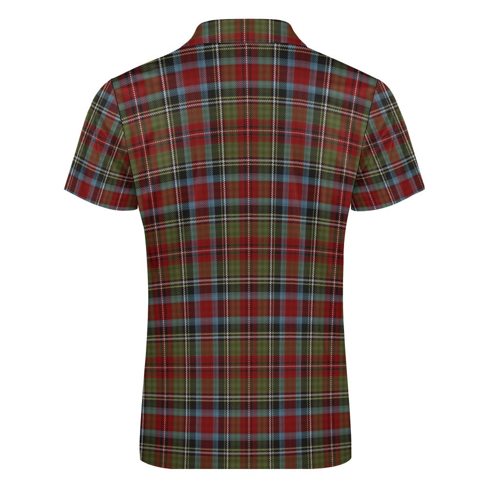 US State - Carolinas Tartan Short sleeve polo shirt