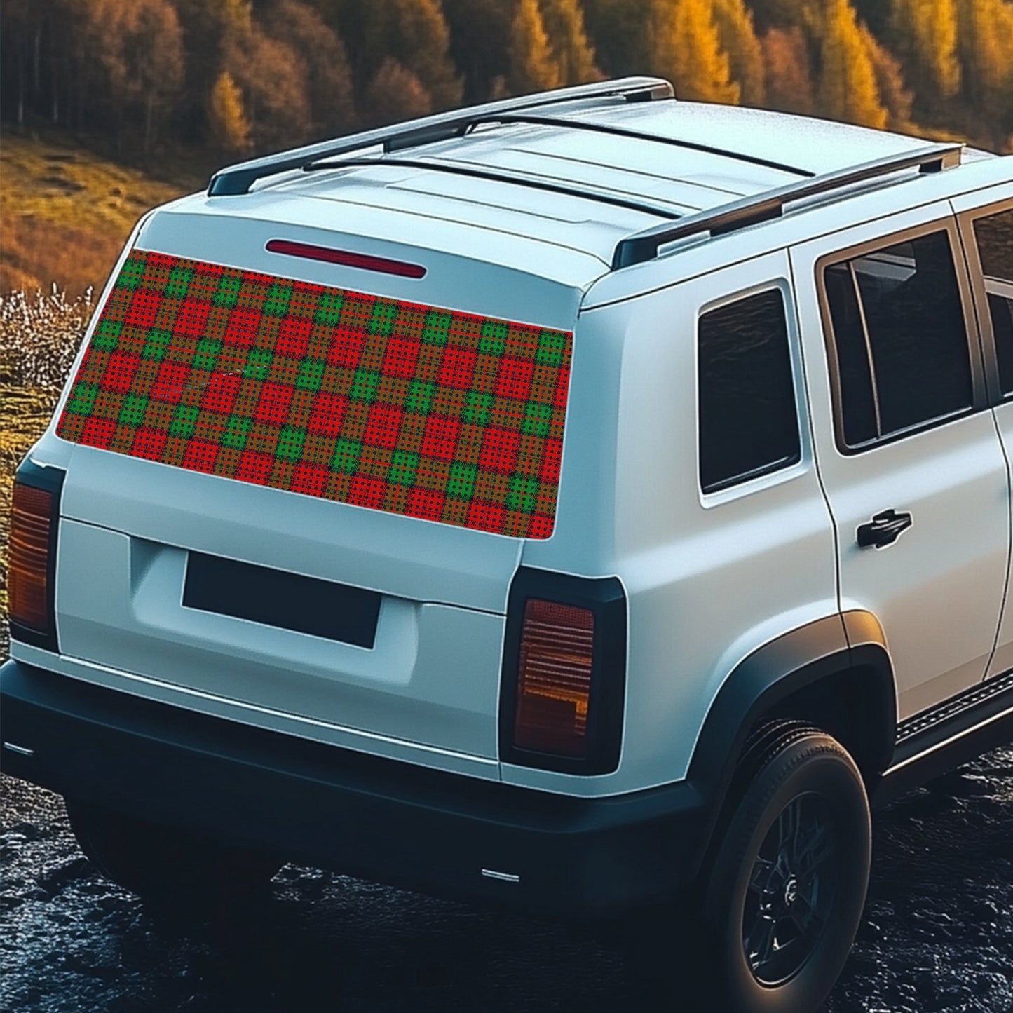 Clan Dunbar Tartan Rear Window Decal