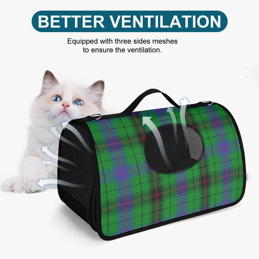 Clan Davidson Tartan Pet Carrier Bag