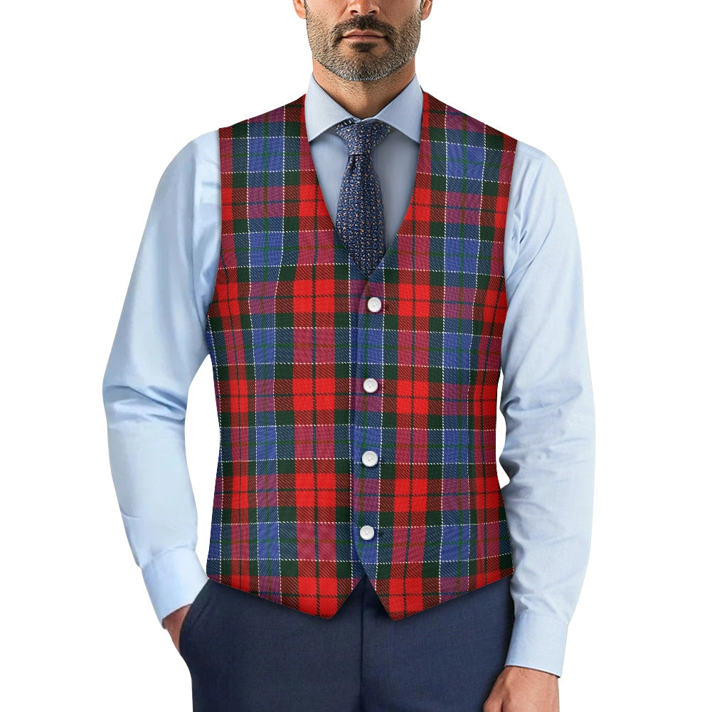 Clan Paterson Red Tartan Waistcoat