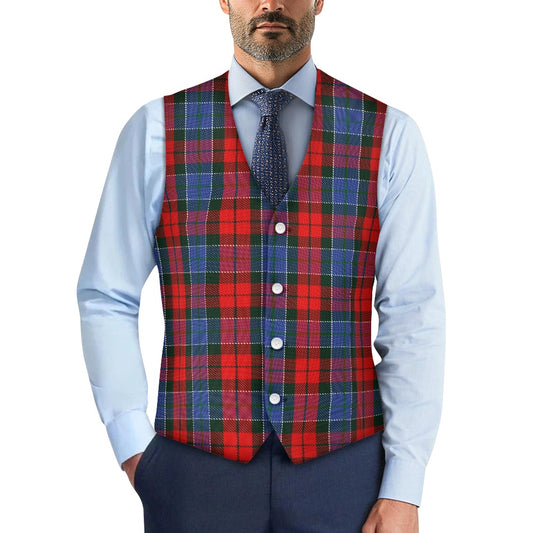 Clan Paterson Red Tartan Waistcoat
