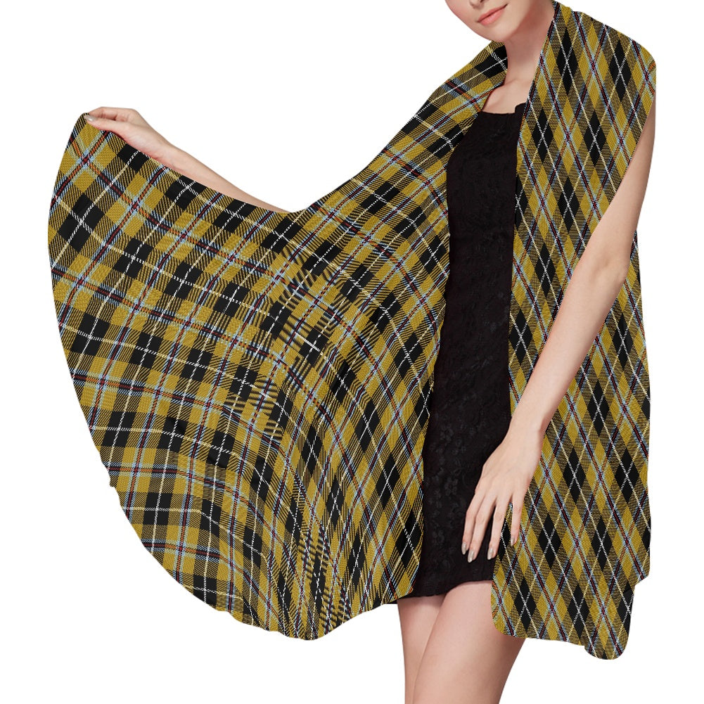 Cornish - National Tartan Bias Chiffon Scarf