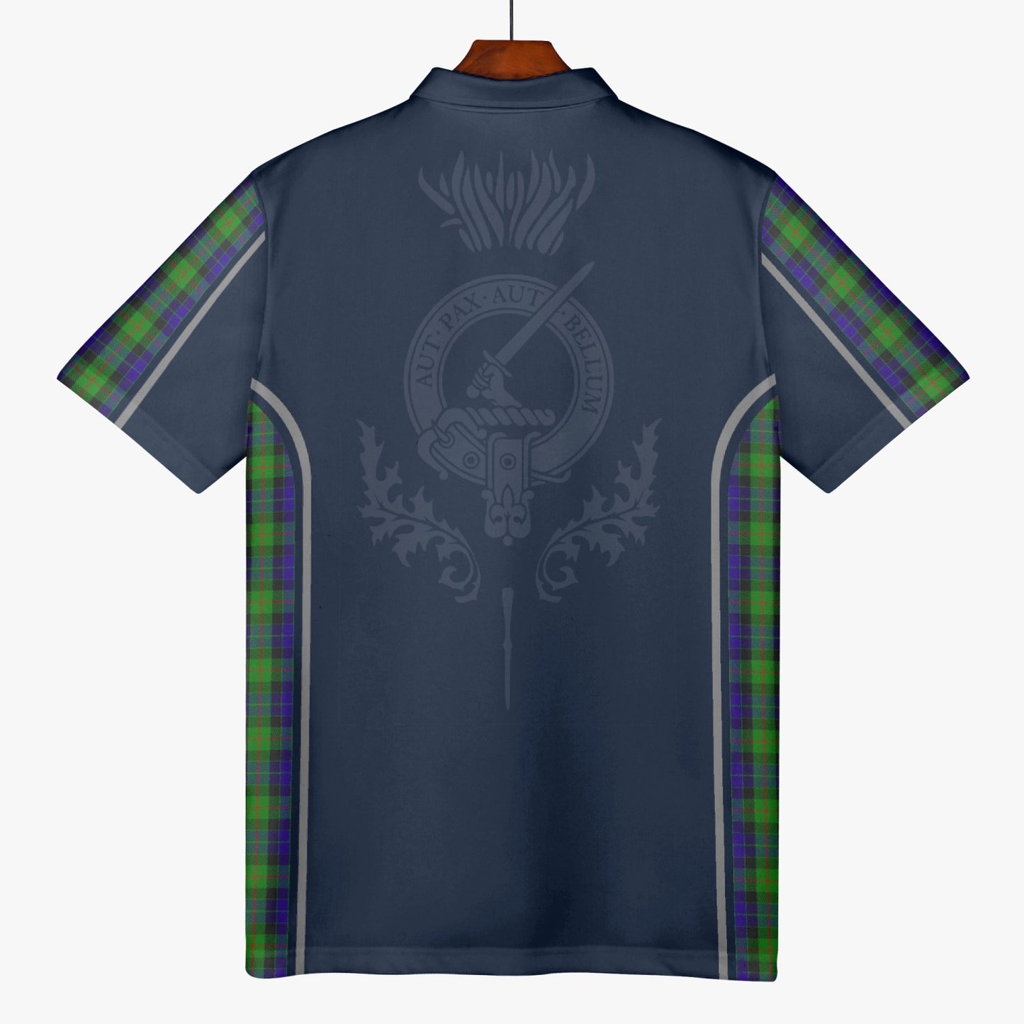 Clan Gunn Crest & Tartan Polo Shirt